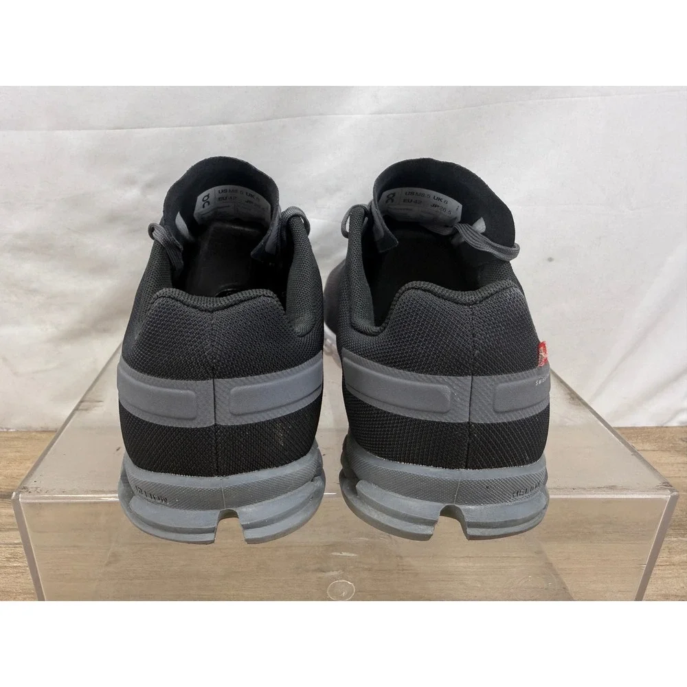 On Cloudflow Running Shoes Mens 8.5 Shadow Rock Grey Low Top 35.99238